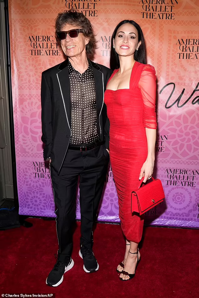 Mick Jagger, 79 tuổi và Melanie Hamrick, 36 tuổi