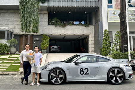 Cường Đô La chính thức nhận bàn giao Porsche 911 Sport Classic 2023