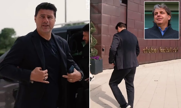 Pochettino có mặt tại đại bản doanh Chelsea