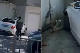 Bạn trẻ - Cuộc sống - Cãi nhau thua, người phụ nữ tức giận lái xe tông bạn trai