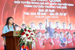 Huỳnh Như chia sẻ xúc động ở lễ xuất quân ĐT nữ Việt Nam dự World Cup 2023