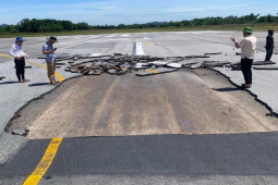 Tin tức trong ngày - Yêu cầu làm rõ nguyên nhân vỡ đường băng sân bay Vinh