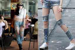 Truyện cười - Thanh niên ra tù bật khóc khi thấy vợ mặc quần jeans rách te tua