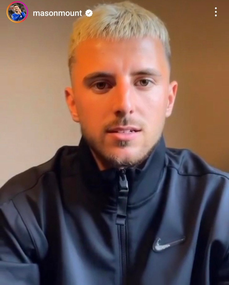 Mason Mount mới nhuộm tóc màu bạch kim và gửi lời chia tay các CĐV Chelsea trên Instagram