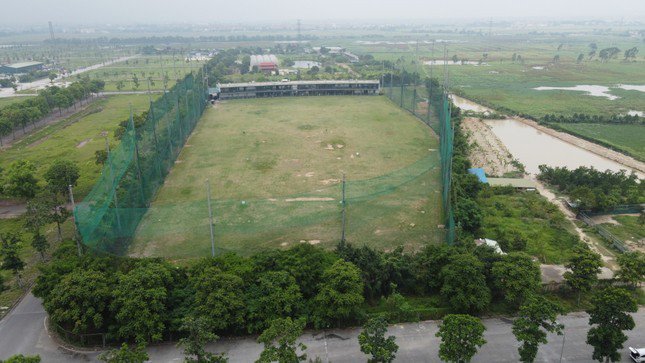 Sân tập golf của Công ty CP Golf Thanh Hà sai quy hoạch trên khu đất công cộng thuộc khu đô thị Thanh Hà (xã Cự Khê, huyện Thanh Oai).