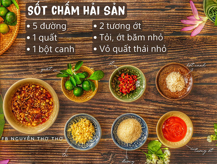 Đây là một loại nước sốt “thần thánh”, chấm với loại hải sản nào cũng đều ngon.

