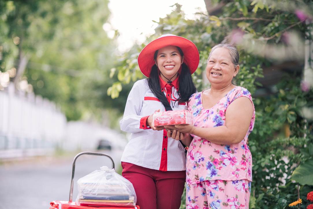 Một Yakult lady tận tâm, một tấm lòng thiện nguyện nhiệt thành