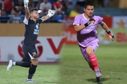 Bóng đá - Thủ môn "kép phụ" của Nam Định cản phá 4 quả phạt đền, làm lu mờ Filip Nguyễn