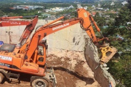 Tin tức trong ngày - Tháo dỡ ta luy không phép ở Lâm Đồng, phạt chủ đầu tư 45 triệu đồng