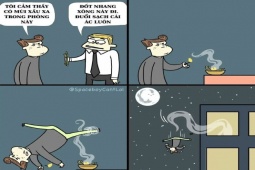 Cười 24H - Làm điều ác miết quen rồi nên đi đâu cũng "ngửi" thấy