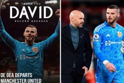 Bóng đá - De Gea rời MU: Dàn sao "Quỷ đỏ" tri ân huyền thoại, HLV Ten Hag nói gì?
