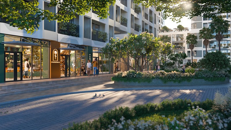 Tại The Hybrid, ra khỏi nhà là phố, là thiên đường giải trí sôi động.