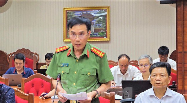 Đại tá Nguyễn Văn Quy thông tin vụ việc