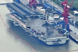 Thế giới - Dấu hiệu mới trên tàu sân bay Phúc Kiến của Trung Quốc