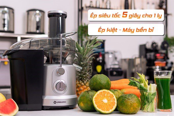 Máy ép nhanh Uniblend ss01 với công suất lên tới 1000W
