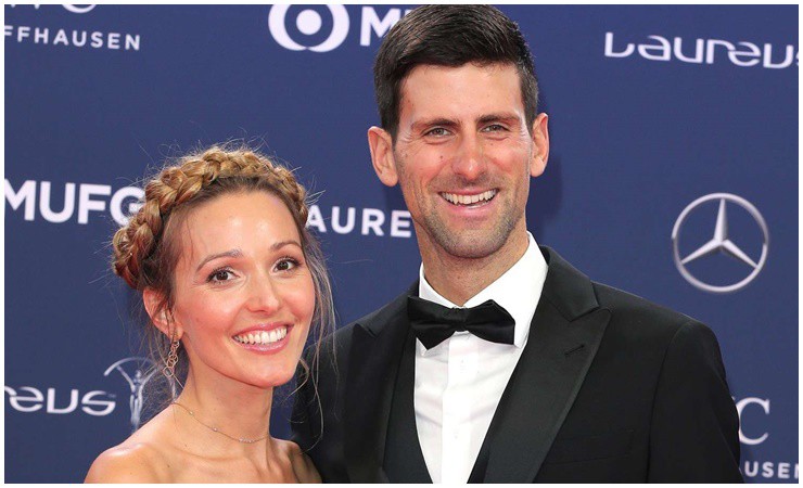 Novak Djokovic không chỉ là tay vợt hàng đầu hiện nay mà anh còn có cuộc hôn nhân viên mãn với Jelena Ristic.
