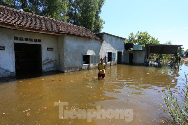 Trớ trêu cảnh nhiều nhà dân ở Hà Tĩnh ngập lụt trong nắng hạn - 2