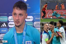U21 Anh vô địch châu Âu: Người hùng ”tiên tri” cản được quả penalty cuối trận