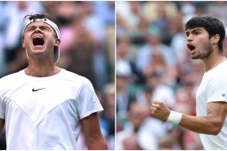 Thể thao - Trực tiếp tennis Alcaraz - Rune: "Tiểu Nadal" thắng dễ set 3 (Wimbledon) (Kết thúc)