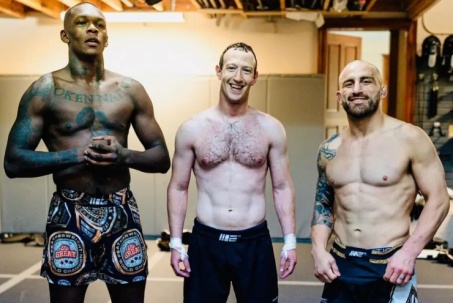 Mark Zuckerberg khoe cơ bắp cùng 2 siêu sao MMA, sẵn sàng đấu Elon Musk?