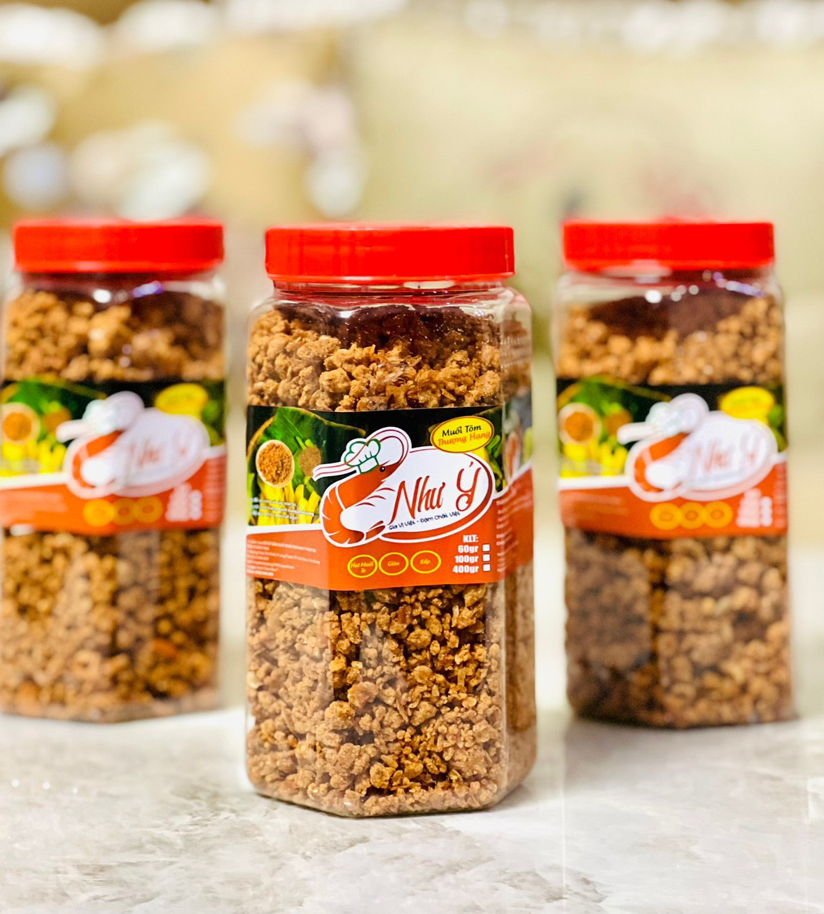 Muối tôm Như Ý hiện đã đăng ký sở hữu trí tuệ, bản quyền tác giả về nhãn mác và logo