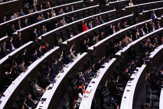 Quốc hội Thái Lan nhóm họp ngày 13-7. Ảnh: Reuters