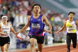 Thể thao - Thái Lan là "Vua tiếp sức" chạy 4x100m giải châu Á: Lập kỷ lục, vượt Trung Quốc