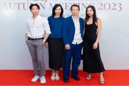 Đời sống Showbiz - Đạo diễn Trần Anh Hùng và gia đình về Việt Nam, nhan sắc con gái gây chú ý