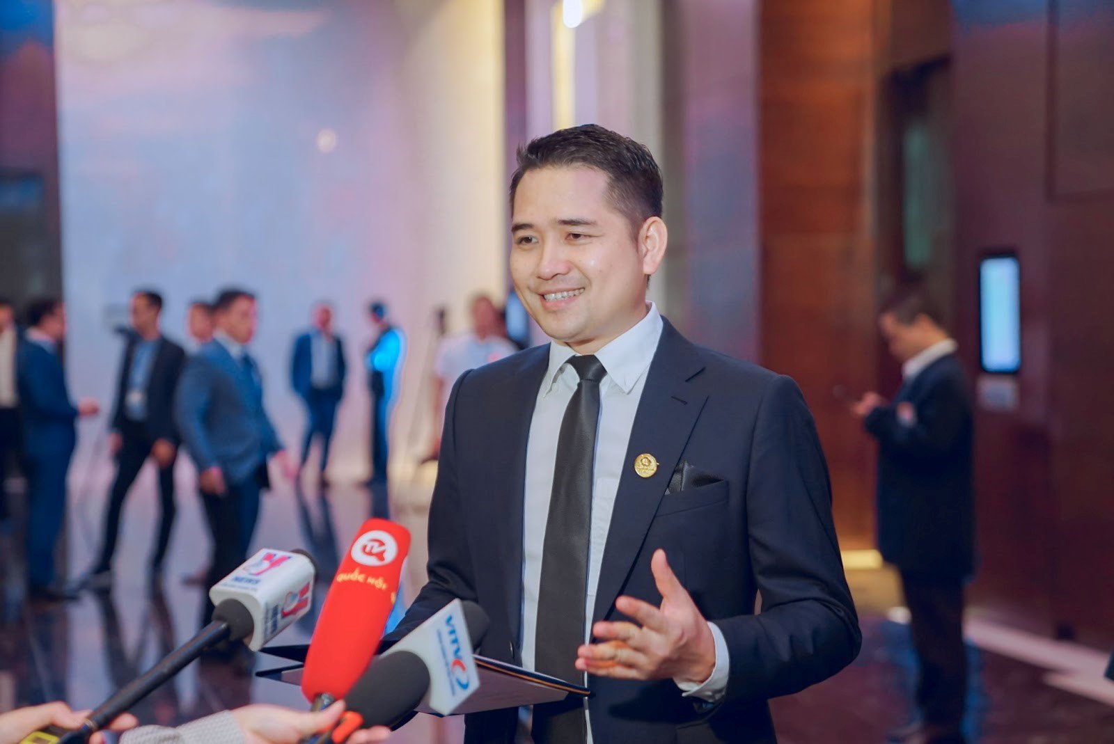 Anh Nguyễn Quốc Huy - TGĐ KOJA MART chia sẻ trong sự kiện giao thương Việt - Hàn