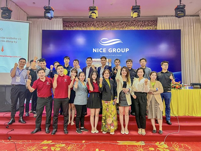 Đội ngũ ban lãnh đạo vô cùng nhiệt huyết và những thành viên trong cộng đồng Nice Group