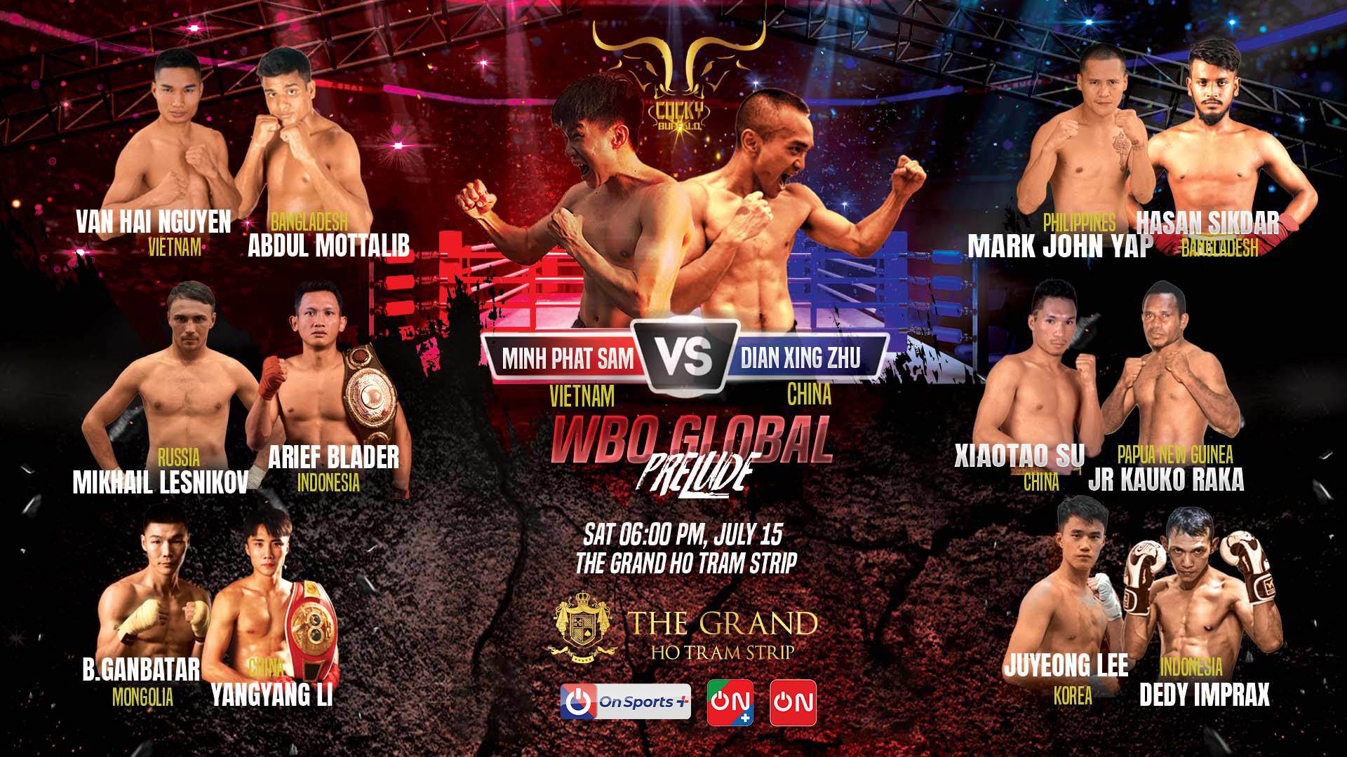 VTVcab trực tiếp 7 trận thượng đài sự kiện boxing quốc tế WBO Global Prelude - 3