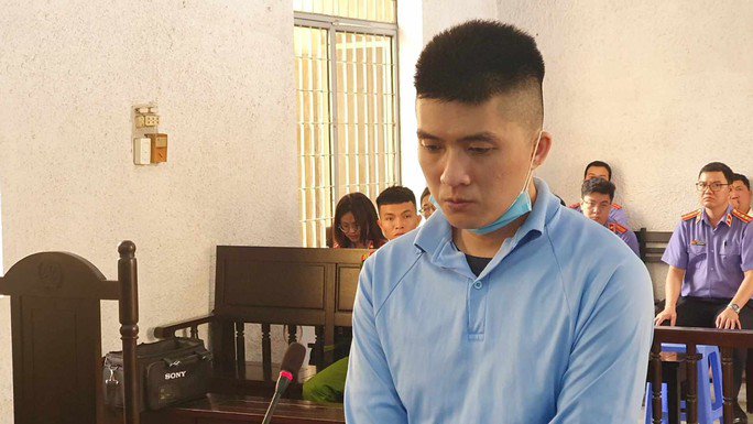 Bị cáo Nguyễn Hữu Tuyến tại phiên tòa sơ thẩm