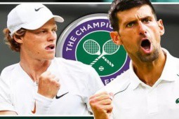 Trực tiếp tennis Sinner - Djokovic: Chờ đại chiến 5 set tái hiện (Wimbledon)