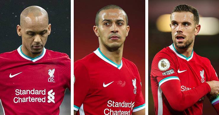Fabinho, Thiago và Henderson đều có thể rời Liverpool những ngày tới