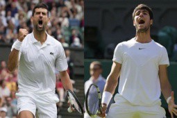 Trực tiếp tennis Alcaraz - Djokovic: Cú ra đòn quyết định của Alcaraz (chung kết Wimbledon) (Kết thúc)