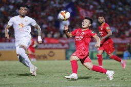 Video bóng đá Công an Hà Nội - Hà Tĩnh: Quang Hải & Filip Nguyễn ghi dấu ấn, bàn thắng muộn quý giá (V-League)