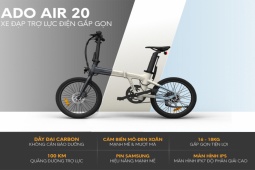 Xe máy - Xe đạp - Cận cảnh các mẫu xe đạp trợ lực điện ADO thông minh tại Việt Nam