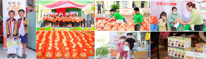 800 phần quà và cơ số thuốc bổ sung vi chất được Fitobimbi chuẩn bị đầy đủ