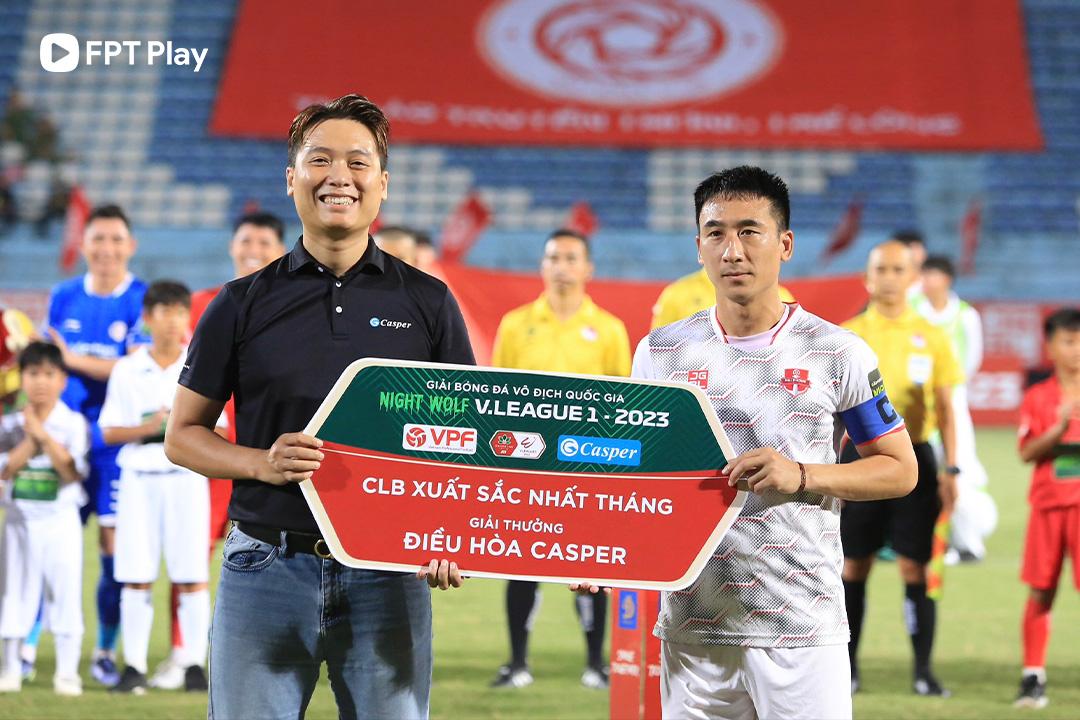 VPF và Casper Việt Nam công bố 4 giải V.League 1 tháng 6 - 1