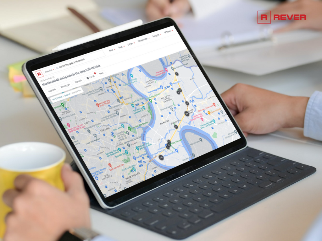 Khách hàng có thể “search" tất cả các BĐS đang bán/cho thuê trên 1 trục đường