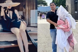 Đời sống Showbiz - Hậu trường "hy sinh" bản thân để vợ có ảnh đẹp của chồng Tâm Tít, Minh Hằng