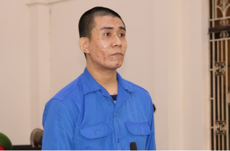 Bị cáo Lưu Quang Tồng tại toà.
