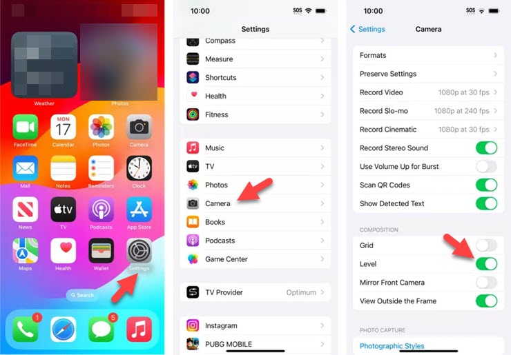 Cách bật tính năng Level trên iOS 17 beta.