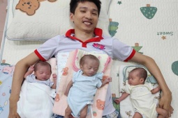 Bạn trẻ - Cuộc sống - Hành trình sinh 3 đầy gian nan của cặp vợ chồng Đồng Nai