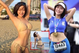 Thể thao - MC xinh đẹp mê chạy bộ đăng ảnh bikini &quot;căng tràn&quot; sức sống