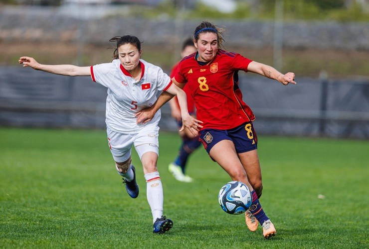 ĐT nữ Việt Nam thua Tây Ban Nha 0-9 ở trận giao hữu gần nhất