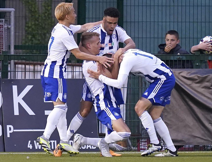 HJK Helsinki thắng kịch tính để lọt vào vòng loại thứ hai Cúp C1