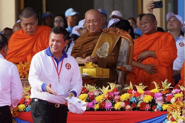 Ông Hun Manet được chỉ định là ứng viên thủ tướng tương lai của Campuchia. (Ảnh: Reuters)