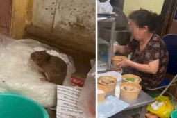 Hình ảnh con chuột ”chễm chệ” trong túi bún: Lời kể người quay clip
