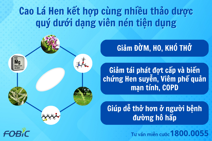 Giải pháp thảo dược Cao Lá Hen giúp rất nhiều người dùng giảm đờm, ho, khó thở